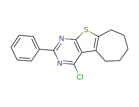 4-Chloro-2-phenyl-6,7,8,9-tetrahydro-5H-10-thia-1,3-diaza-benzo[a]azulene