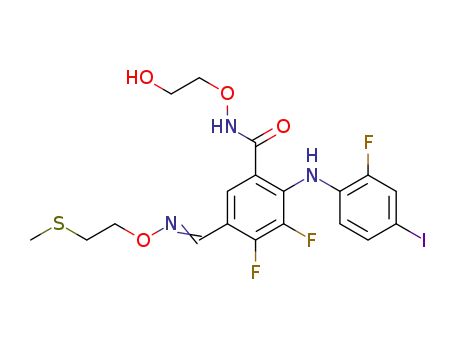 C<sub>19</sub>H<sub>19</sub>F<sub>3</sub>IN<sub>3</sub>O<sub>4</sub>S