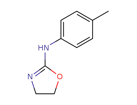 Molecular Structure of 7632-95-3 (N-(4-methylphenyl)-4,5-dihydro-1,3-oxazol-2-amine)