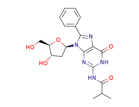Guanosine, 2'-deoxy-N-(2-methyl-1-oxopropyl)-8-phenyl-