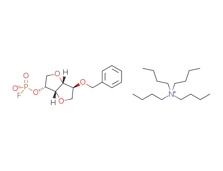 N,N,N-tributyl-1-butanaminium 1,4:3,6-dianhydro-2-O-benzyl-D-glucidylphosphorofluoridate