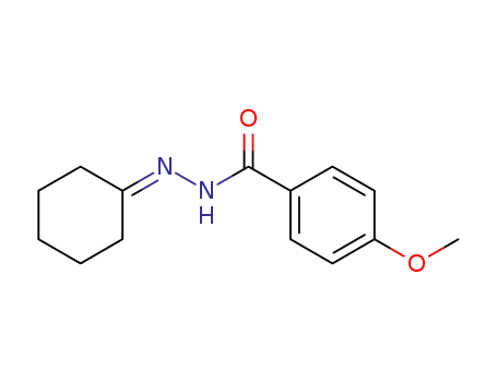 N'-cyclohexylidene-4-methoxybenzohydrazide