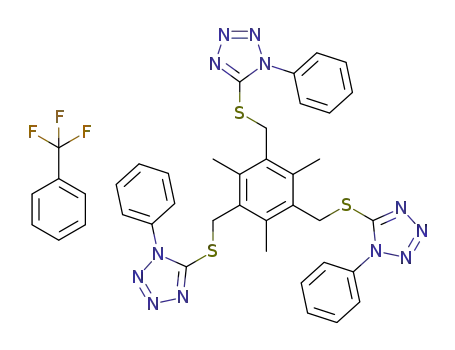 C<sub>7</sub>H<sub>5</sub>F<sub>3</sub>*C<sub>33</sub>H<sub>30</sub>N<sub>12</sub>S<sub>3</sub>