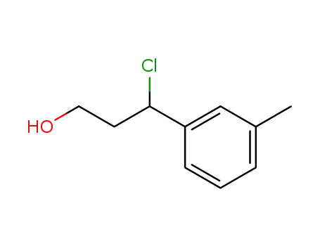 Molecular Structure of 219745-19-4 (3-chloro-3-m-tolylpropan-1-ol)