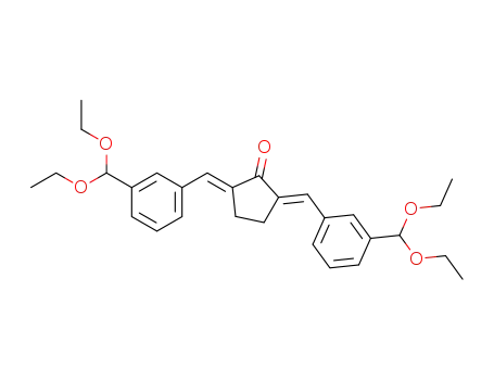(2E,5E)-2,5-bis(3-(diethoxymethyl) benzylidene)cyclopentanone
