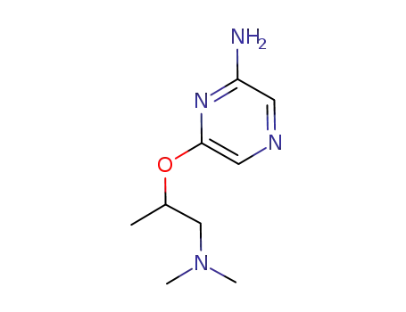 Molecular Structure of 936004-96-5 (6-[1-(dimethylamino)propan-2-yloxy]pyrazin-2-amine)