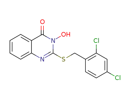 2-(2,4-dichlorobenzyl)sulfanyl-3-hydroxyquinazolin-4(3H)-one