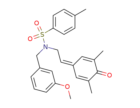 <i>N</i>-[2-(3,5-dimethyl-4-oxo-cyclohexa-2,5-dienylidene)-ethyl]-<i>N</i>-(3-methoxy-benzyl)-4-methyl-benzenesulfonamide