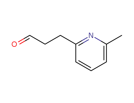 Molecular Structure of 243853-12-5 (2-Pyridinepropanal,6-methyl-(9CI))