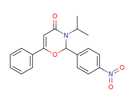 3-isopropyl-2-(4-nitrophenyl)-6-phenyl-2H-1,3-oxazin-4(3H)-one