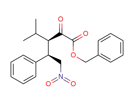 (3R,4R)-benzyl 3-isopropyl-5-nitro-2-oxo-4-phenylpentanoate