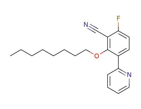 6-fluoro-2-(octyloxy)-3-(pyridin-2-yl)benzonitrile