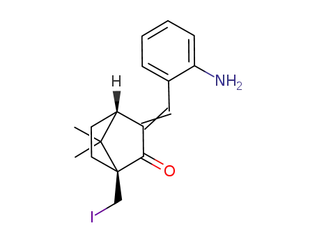 (1R,4S)-3-(2-aminophenyl)methylene-1-iodomethyl-7,7-dimethylbicyclo[2.2.1]heptan-2-one