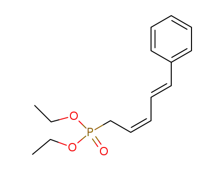 Phosphonic acid, (5-phenyl-2,4-pentadienyl)-, diethyl ester, (Z,E)-