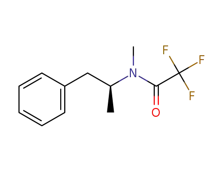 Molecular Structure of 77001-77-5 (Acetamide, 2,2,2-trifluoro-N-methyl-N-(1-methyl-2-phenylethyl)-, (S)-)