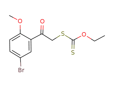 dithiocarbonic acid S-[2-(5-bromo-2-methoxyphenyl)-2-oxoethyl] ester O-ethyl ester