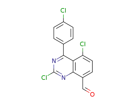 2,5-dichloro-4-(4-chlorophenyl)quinazoline-8-carbaldehyde