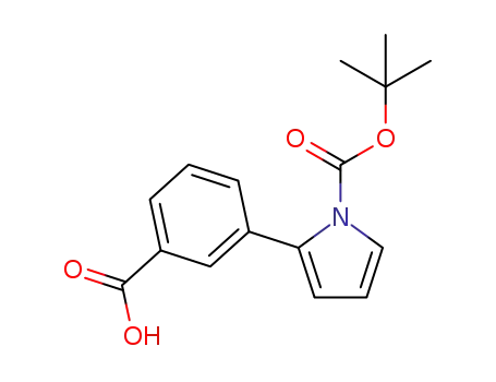 Molecular Structure of 669713-97-7 (3-(2'-N-BOC-PYRROLE)BENZOIC ACID)