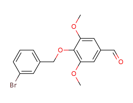 4-(3-bromo-benzyloxy)-3,5-dimethoxy-benzaldehyde