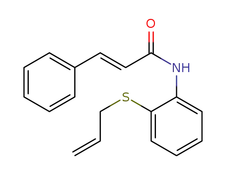 (2E)-3-phenyl-N-[2-(2-propen-1-ylsulfanyl)phenyl]-2-propeneamide
