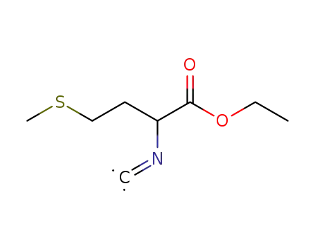 Butanoic acid, 2-isocyano-4-(methylthio)-, ethyl ester