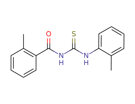 N-(2-methylbenzoyl)-N'-(2-methylphenyl)thiourea