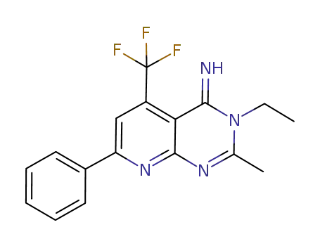 3-ethyl-2-methyl-7-phenyl-5-(trifluoromethyl)pyrido[2,3-d]pyrimidin-4(3H)-imine