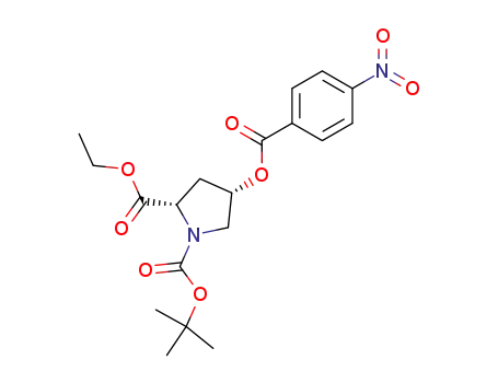 1,2-Pyrrolidinedicarboxylic acid, 4-[(4-nitrobenzoyl)oxy]-,
1-(1,1-dimethylethyl) 2-ethyl ester, (2S,4S)-