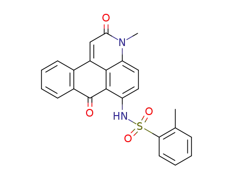 4-fluoro-N-(3-methyl-2,7-dioxo-2,7-dihydro-3H-naphtho[1,2,3-de]quinolin-6-yl)benzenesulfonamide