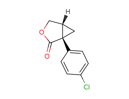 3-Oxabicyclo[3.1.0]hexan-2-one, 1-(4-chlorophenyl)-, (1S,5R)-