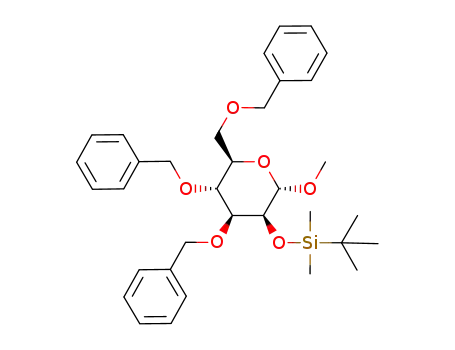 methyl 2-O-tert-butyl(dimethyl)silanyl-3,4,6-tri-O-benzyl-α-D-mannopyranoside
