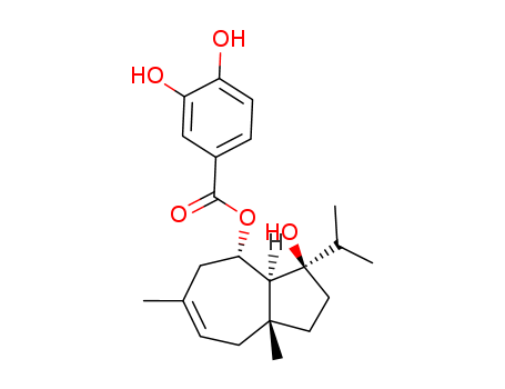 Benzoic acid,3,4-dihydroxy-,(3R,3aS,4S,8aR)-1,2,3,3a,4,5,8,8a-octahydro-3-hydroxy-6,8a-dimethyl-3-(1-methylethyl)-4-azulenylester