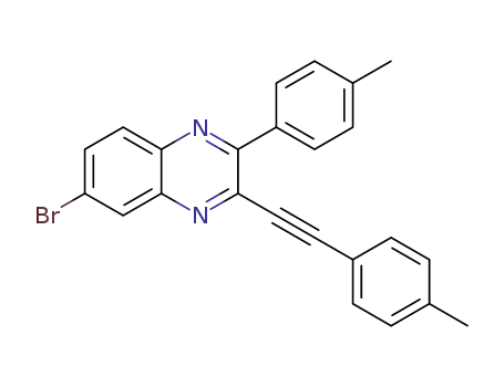 6-bromo-2-(p-tolyl)-3-(p-tolylethynyl)quinoxaline