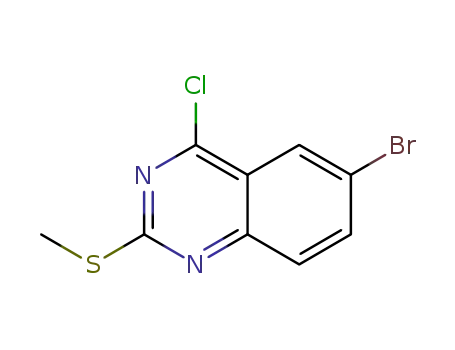 퀴나졸린, 6-BROMO-4-CHLORO-2-(메틸티오)-