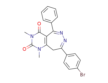 8-(4-bromophenyl)-1,3-dimethyl-5-phenyl-1H-pyrimido[5,4-d][1,2]diazepine-2,4(3H,9H)-dione