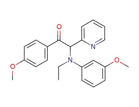 Ethanone,
2-[ethyl(3-methoxyphenyl)amino]-1-(4-methoxyphenyl)-2-(2-pyridinyl)-
