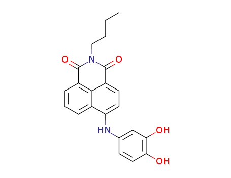 2-butyl-6-(3,4-dihydroxyphenylamino)benzo[de]isoquinoline-1,3-dione