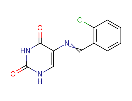 5-[(2-chlorophenyl)methylideneamino]-1H-pyrimidine-2,4-dione