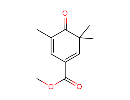 1,5-Cyclohexadiene-1-carboxylic acid, 3,3,5-trimethyl-4-oxo-, methyl
ester