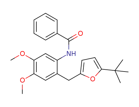 N-{2-[(5-tert-butyl-2-furyl)methyl]-4,5-dimethoxyphenyl}benzamide