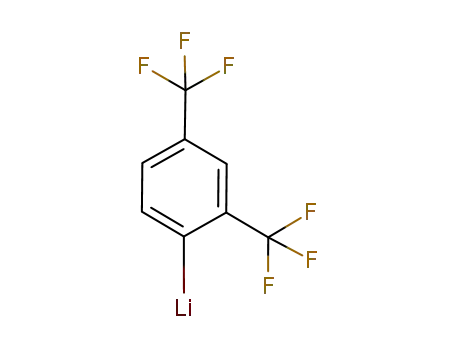 Molecular Structure of 136664-85-2 (Lithium, [2,4-bis(trifluoromethyl)phenyl]-)