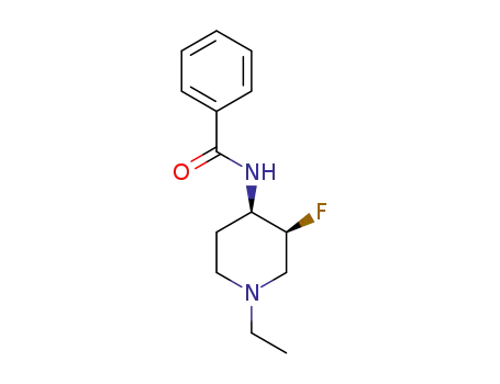 N-[(3S,4R)-1-ethyl-3-fluoropiperidin-4-yl]benzamide
