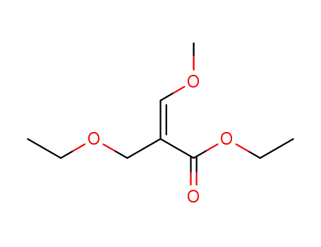 Molecular Structure of 879008-23-8 ((Z)-ethyl-2-(ethoxymethyl)-3-methoxyacrylate)