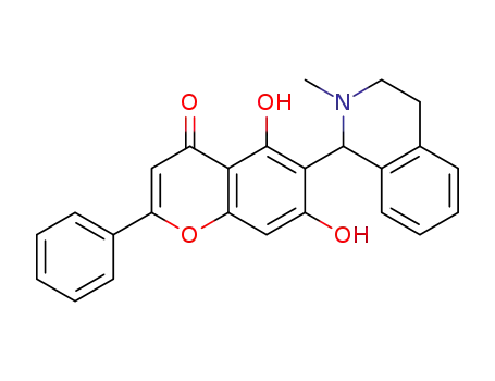 5,7-dihydroxy-6-(2-methyl-1,2,3,4-tetrahydroisoquinolin-1-yl)-2-phenyl-4H-chromen-4-one