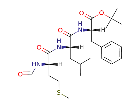 Molecular Structure of 99880-61-2 (N-formylmethionyl-leucyl-phenylalanyl tert-butyl ester)