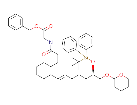 N-[(15R)-(t-butyldiphenylsilyloxy)-16-(tetrahydro-2H-pyran-2-yloxy)hexadec-10-enoyl]glycine benzyl ester