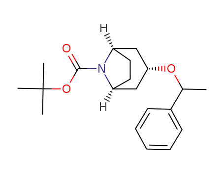 3-(1-phenylethoxy)-8-azabicyclo[3.2.1]octane-8-carboxylic acid tert-butyl ester