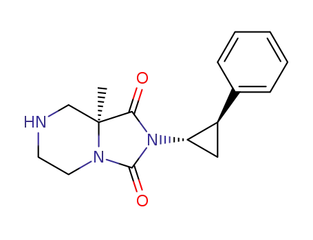 (8aS)-8a-methyl-2-[(1S,2R)-2-phenylcyclopropyl]tetrahydroimidazo[1,5-a]pyrazine-1,3(2H,5H)-dione