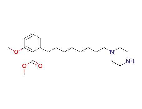 methyl 2-methoxy-6-(8-(piperazin-1-yl)octyl)benzoate