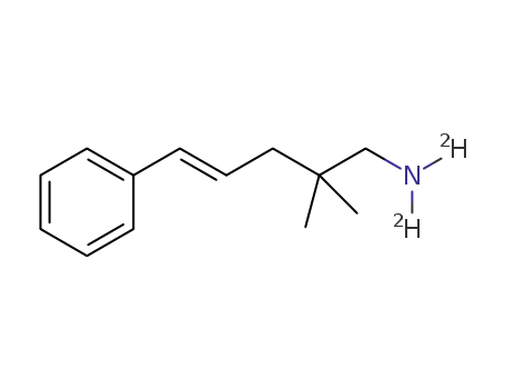 (E)-2,2-dimethyl-5-phenylpent-4-enylamine-N,N-D<SUB>2</SUB>